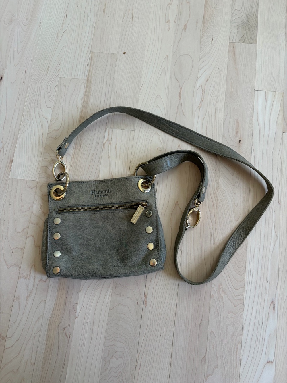 Hammitt Tony Sml Crossbody Bag - Pewter